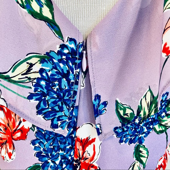 NWT Parker Lais Fleur Ruffle Peplum Blouse, XS - Picture 11 of 14